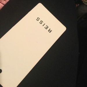 Reiss linnea pleated shift dress